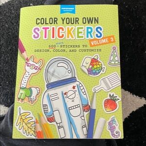 Color Your Own Stickers Volume 3 - Green